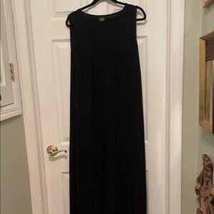 Eileen Fisher Black Sleeveless Maxi Dress